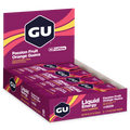 GU Liquid Energy Gel Passion Fruit Orange Guava, caja abierta