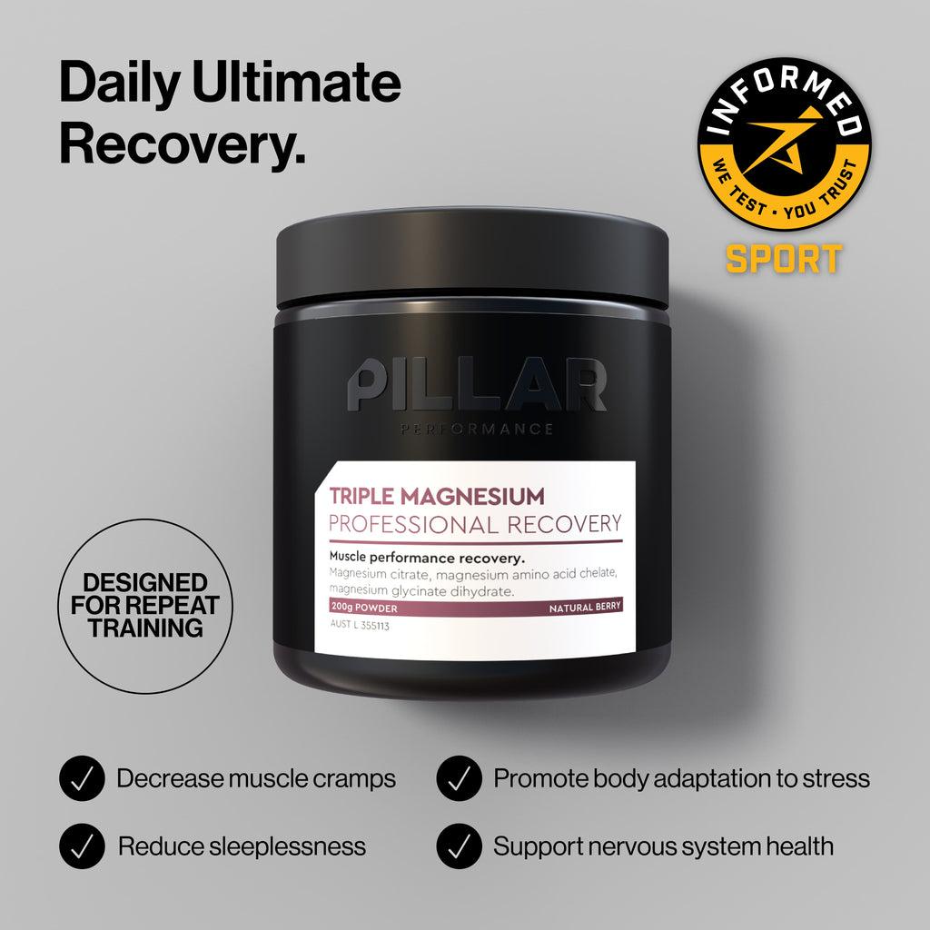 Triple Magnesium Powder - Berry - Jar (40 Serves)