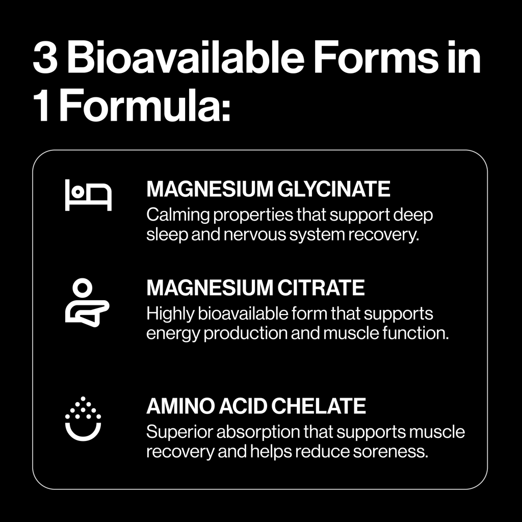Triple Magnesium Powder - Berry - Jar (40 Serves)