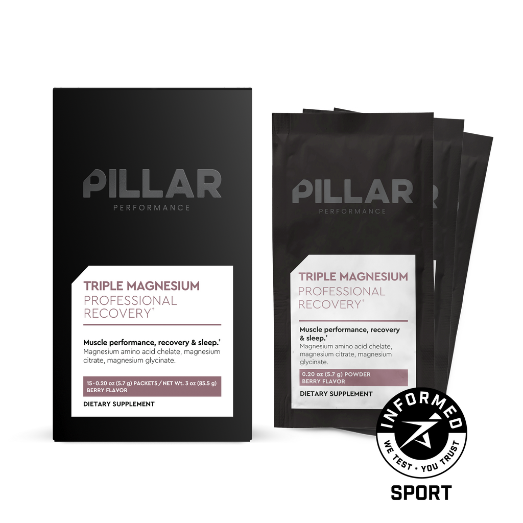 Triple Magnesium Travel Pack Berry - caja de 15 sobres