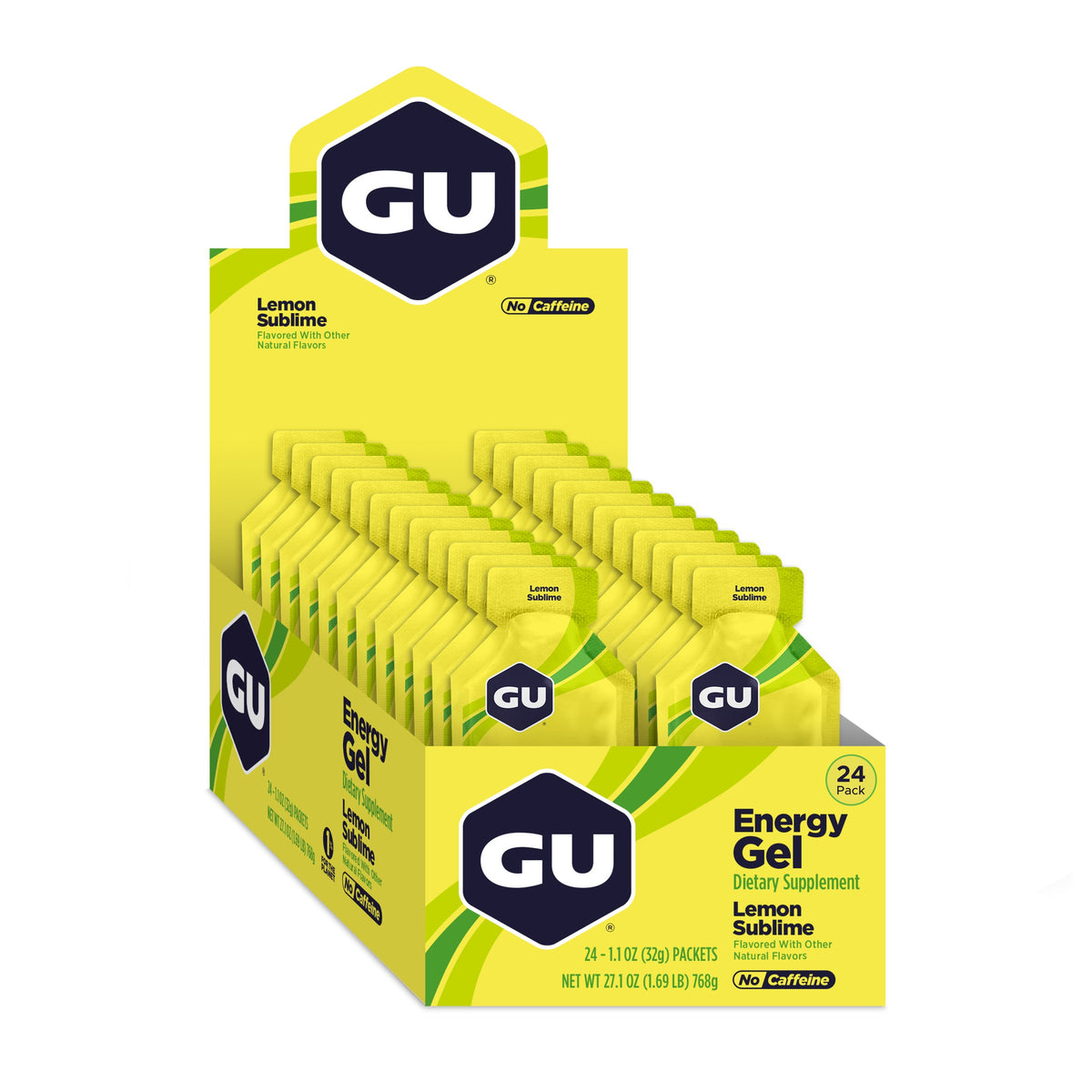 GU Energy Gel Lemon Sublime, caja abierta