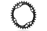 Oval 104BCD chainring N/W -BLACK | 30T (bolts and spacers included)