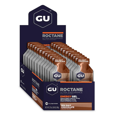 GU Box Roctane Energy Gel, Sea Salt Chocolate