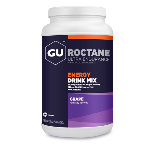 GU Roctane Energy Drink Mix | 24srv Canister, Grape