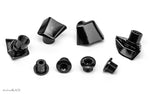 ROAD BOLT COVERS | Dura Ace 9100 covers + bolts BLACK