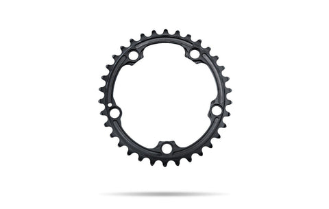 Oval 110BCD 5 holes, 2x chainring FOR SRAM cranks - BLACK | 34T